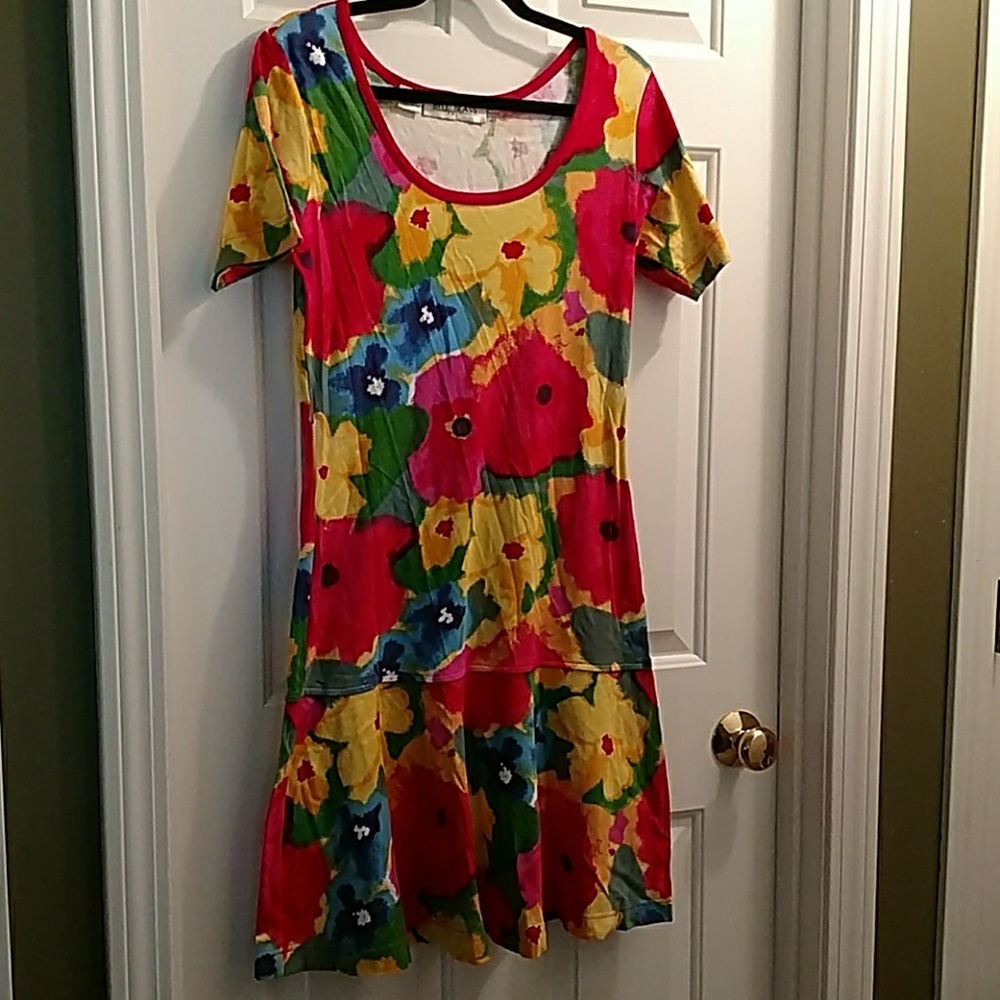 Bill Blass colorful summer dress